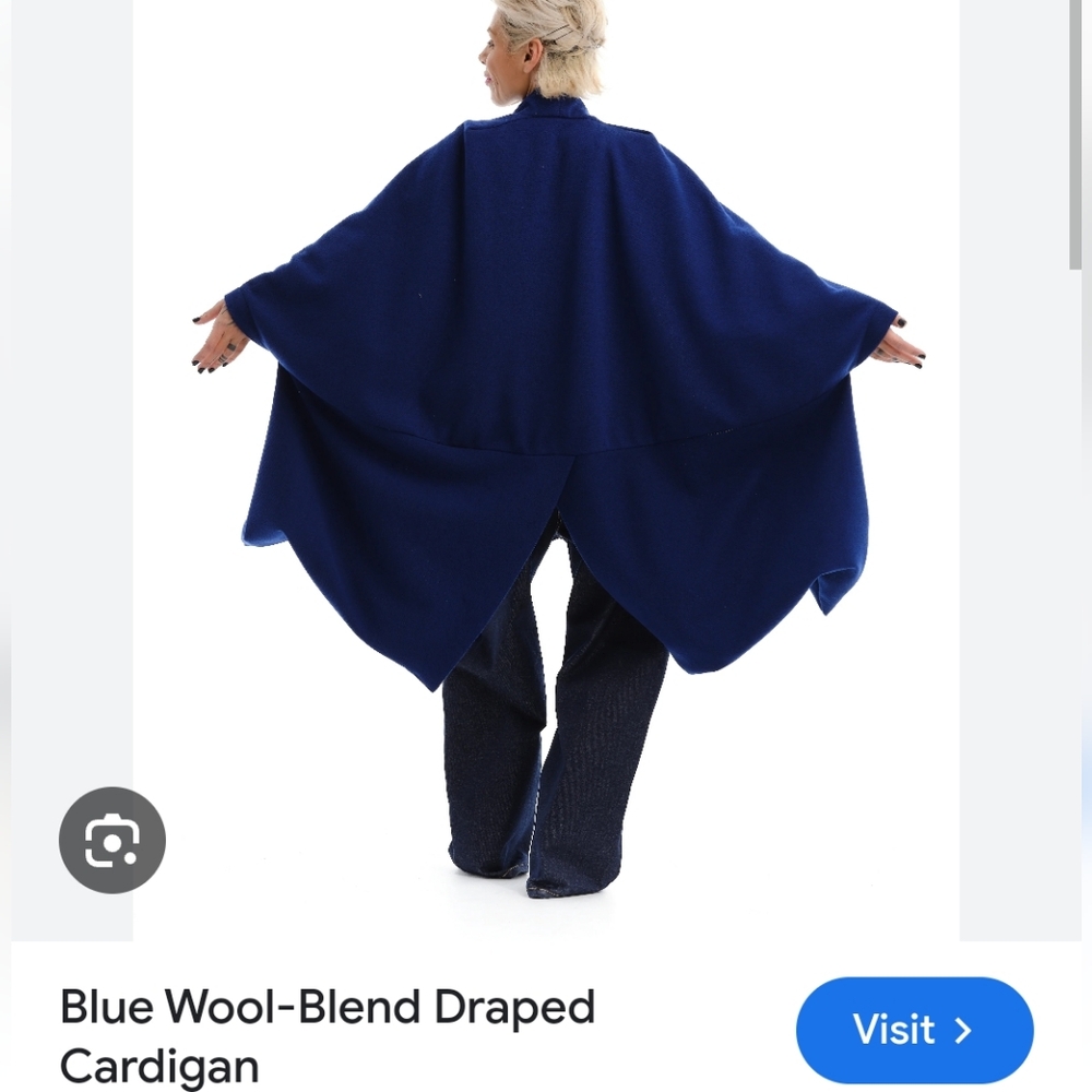 Clothes by Locker Room Blue wool Cape
